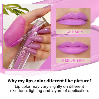 Oulac Matte Lipstick Light Pink Lavender M14