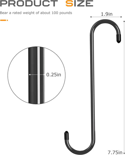 2PCS Automobile Brake Caliper Hangers,Car Tools,Car Accessories Caliper Hanger Hook,Durable Steel Rust-Proof Automotive Brake Tools,Suitable for Braking,Axle,Suspension,Bearings (Black)