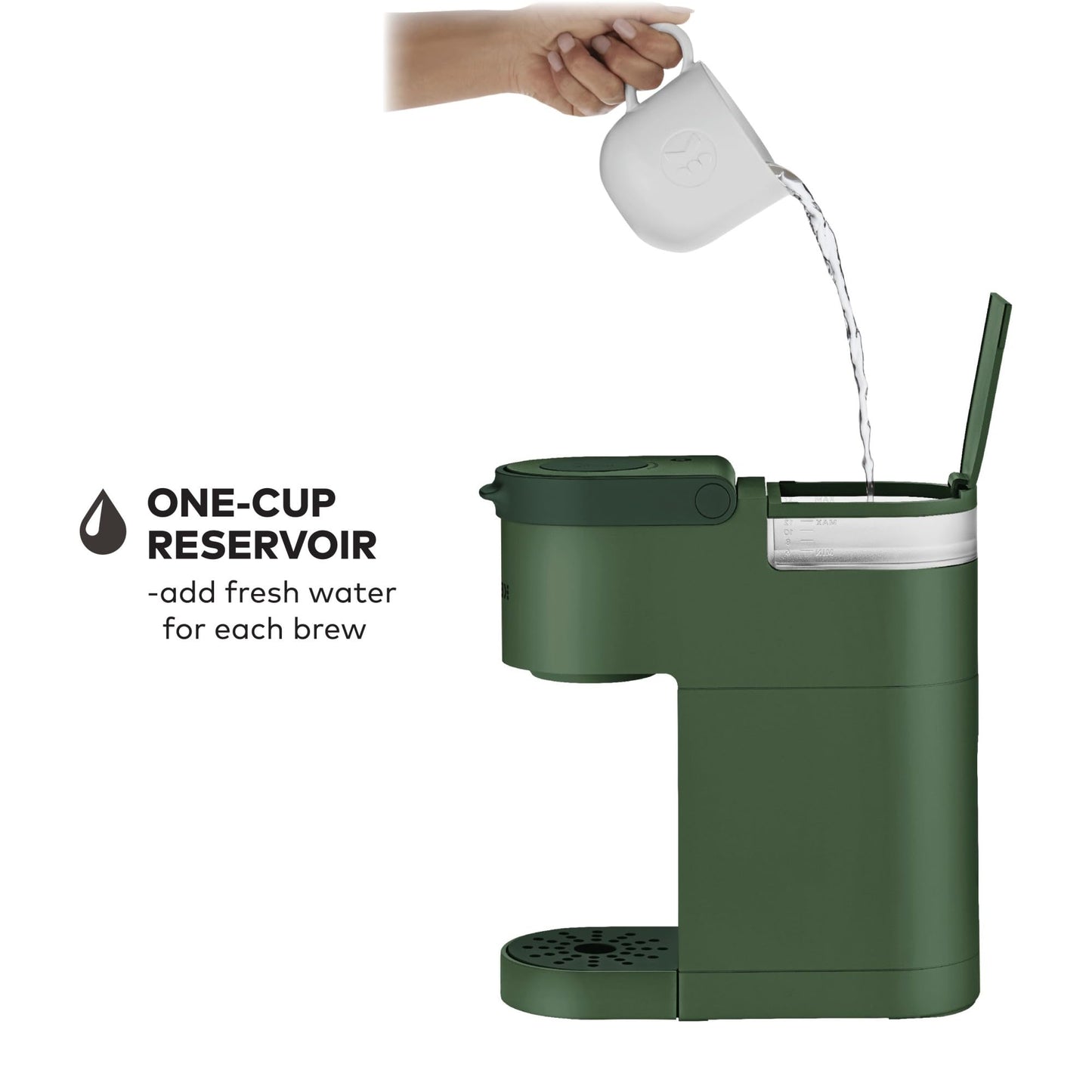 Keurig K-Mini Single Serve K-Cup Pod Coffee Maker Evergreen
