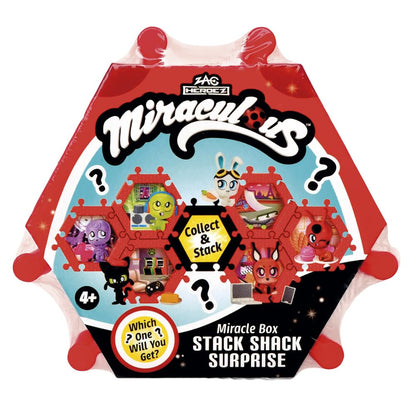 Miraculous Stack Shack Surprise Blind Box, Collect and Stack em All Zag Heroez Kwami