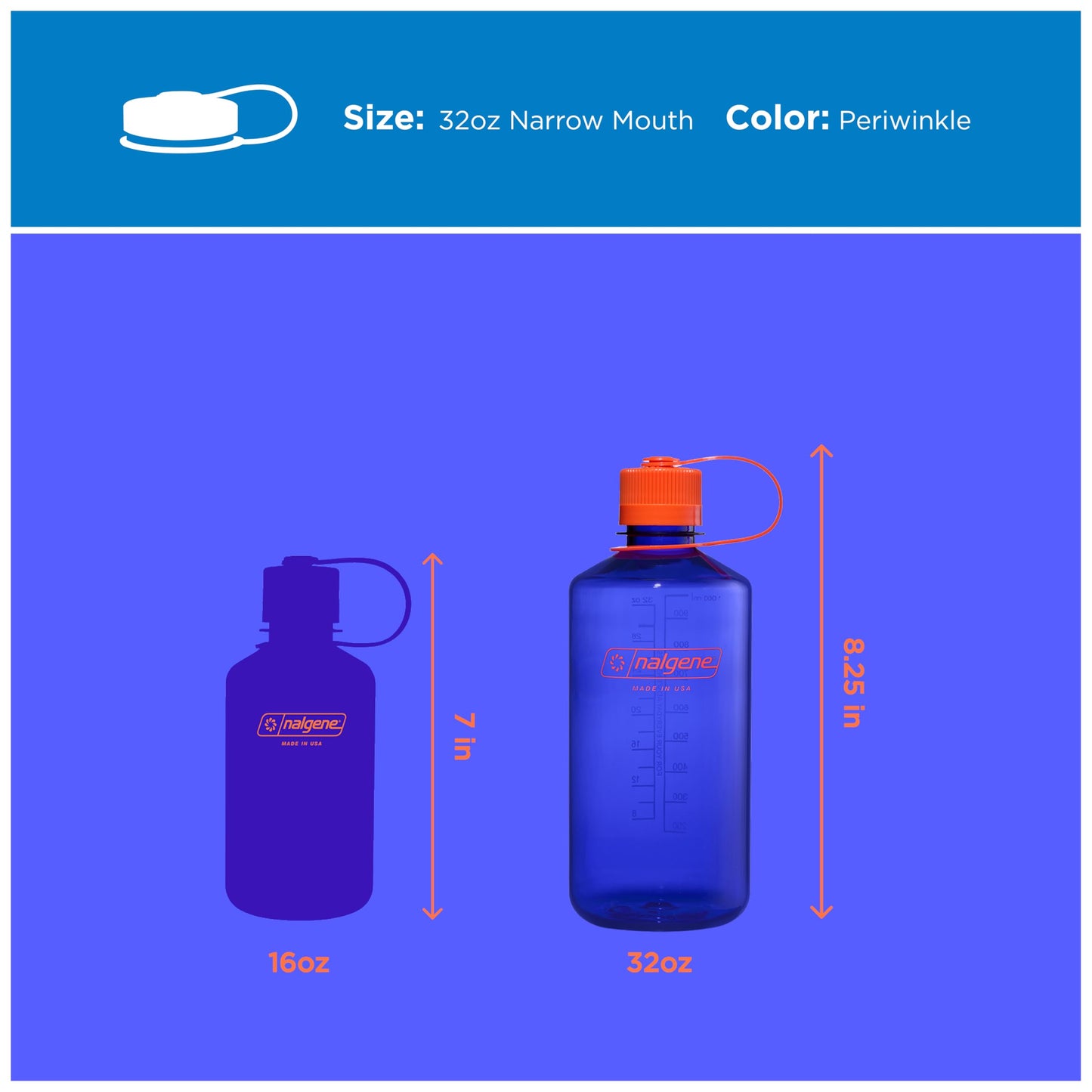 Nalgene 32 oz Narrow Mouth Water Bottle