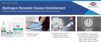 Clorox Healthcare Hydrogen Peroxide Cleaner Disinfectant Spray 1qt