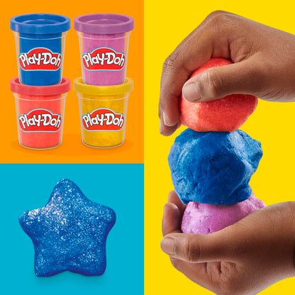 Play-Doh Shimmer Shine Pack 4 Colors 85g