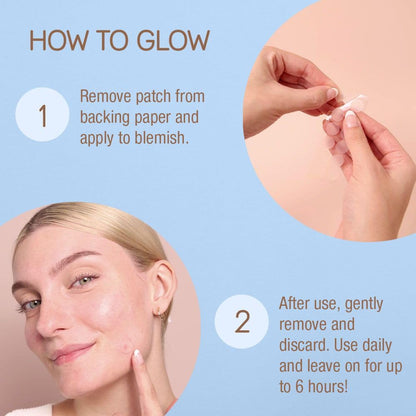 Pixi Clarity Blemish Stickers | Pimple Patches with Salicylic Acid, Green Tea & Cica for Clear & Balanced Skin | Translucent & Gentle | On-the-Go Spot Treatment | 24 patches