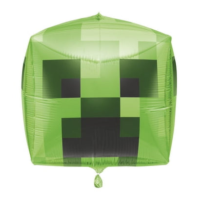 Foil Minecraft Creeper Balloon 12.5 Inch *Comes uninflated*