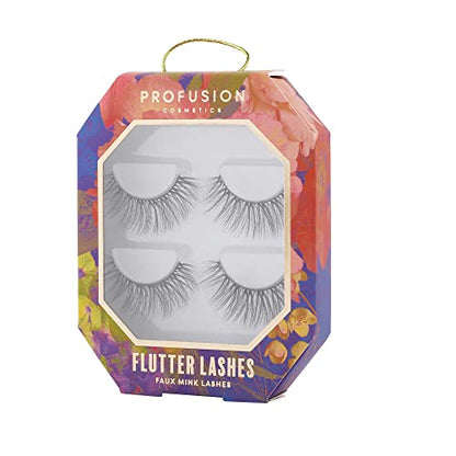 Profusion Cosmetics 3D Faux Mink Lashes- Thin and Lightweight Eye Makeup, False Eyelashes Are Easy to Remove and the Perfect Balance Makeup Kit Natura