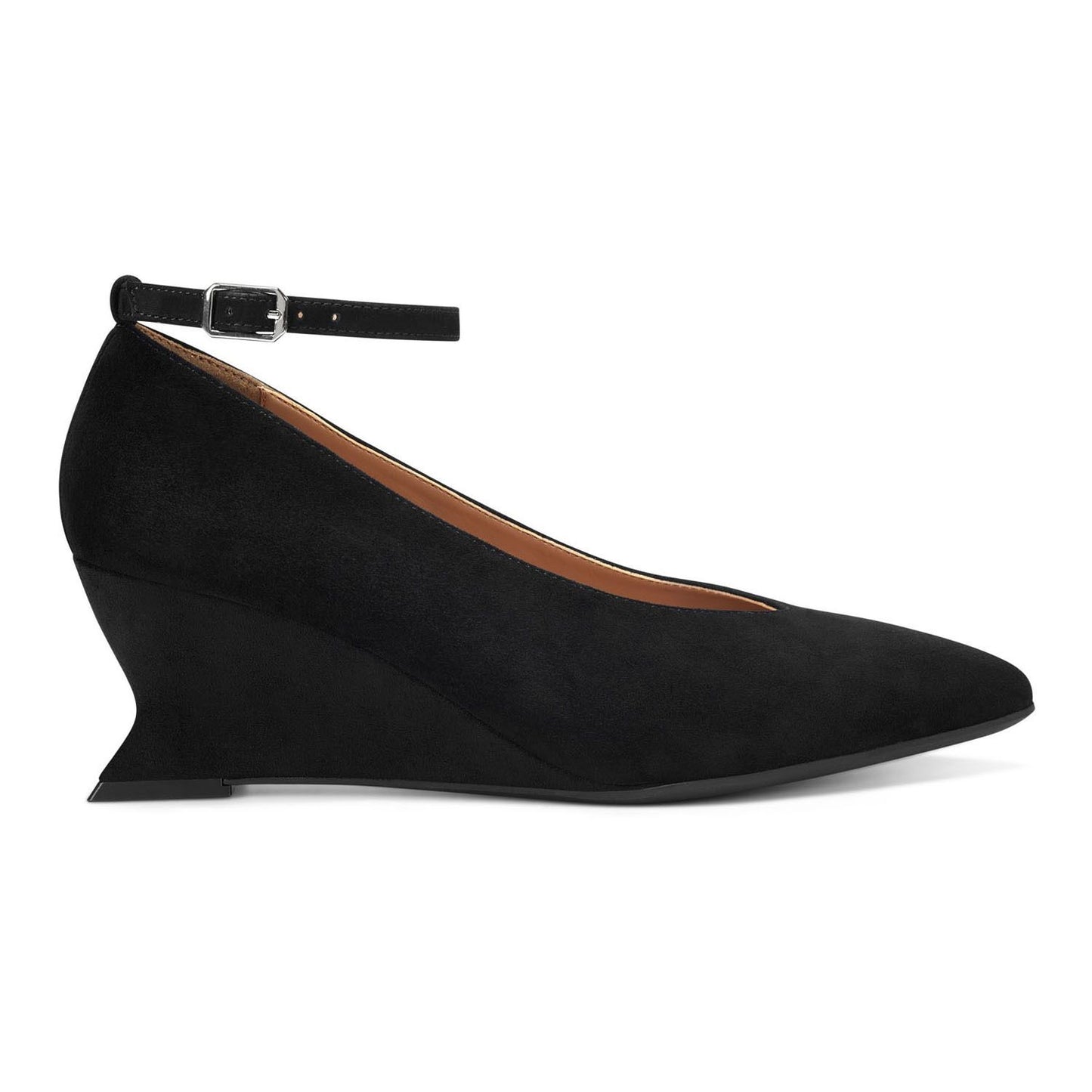 Women's 8M - Aerosoles Isolda Black Suede Dress Pumps