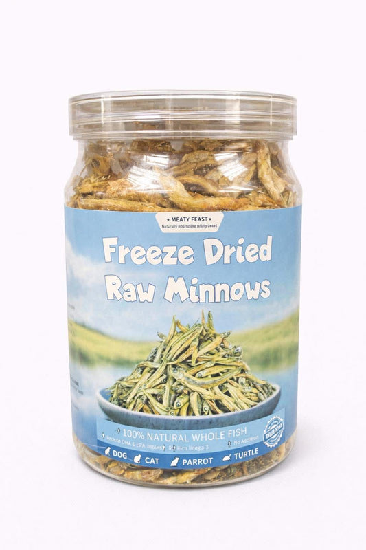 Meaty Feast - Freeze Dried Raw Minnows (EXP: 12/26)