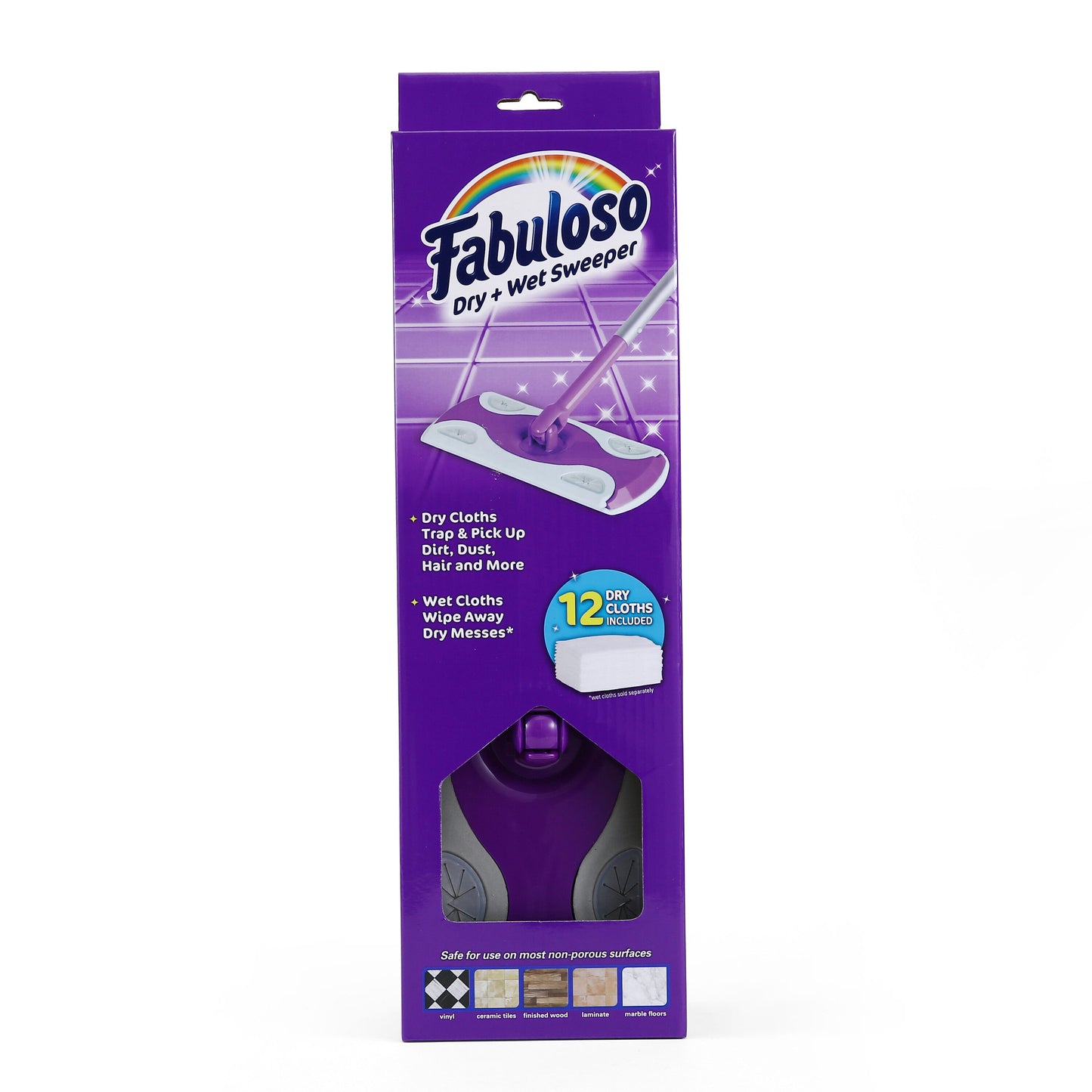 Fabuloso Manual Hard Surface Indoor Floor Sweeper