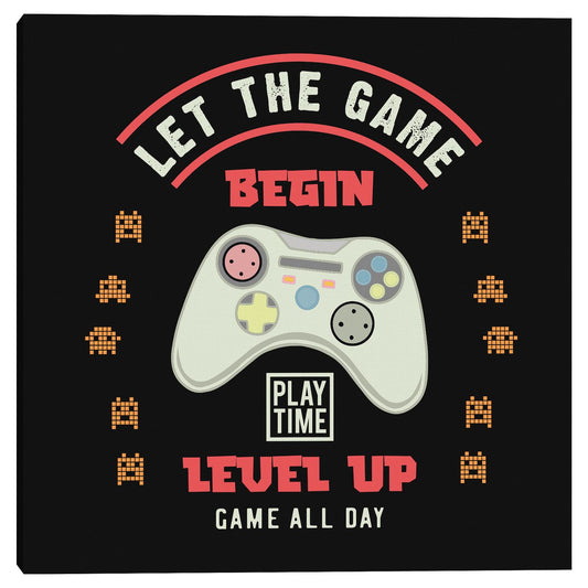 Let the Game Begin Controller Wall Art