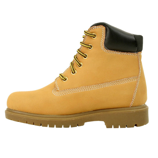Kids' 13.5 M Deer Stags Mak2 Waterproof Work Boots Wheat *Very Damaged Box*