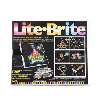 Lite Brite Classic Favorite Retro Toy - Featuring Bright Bold Templates