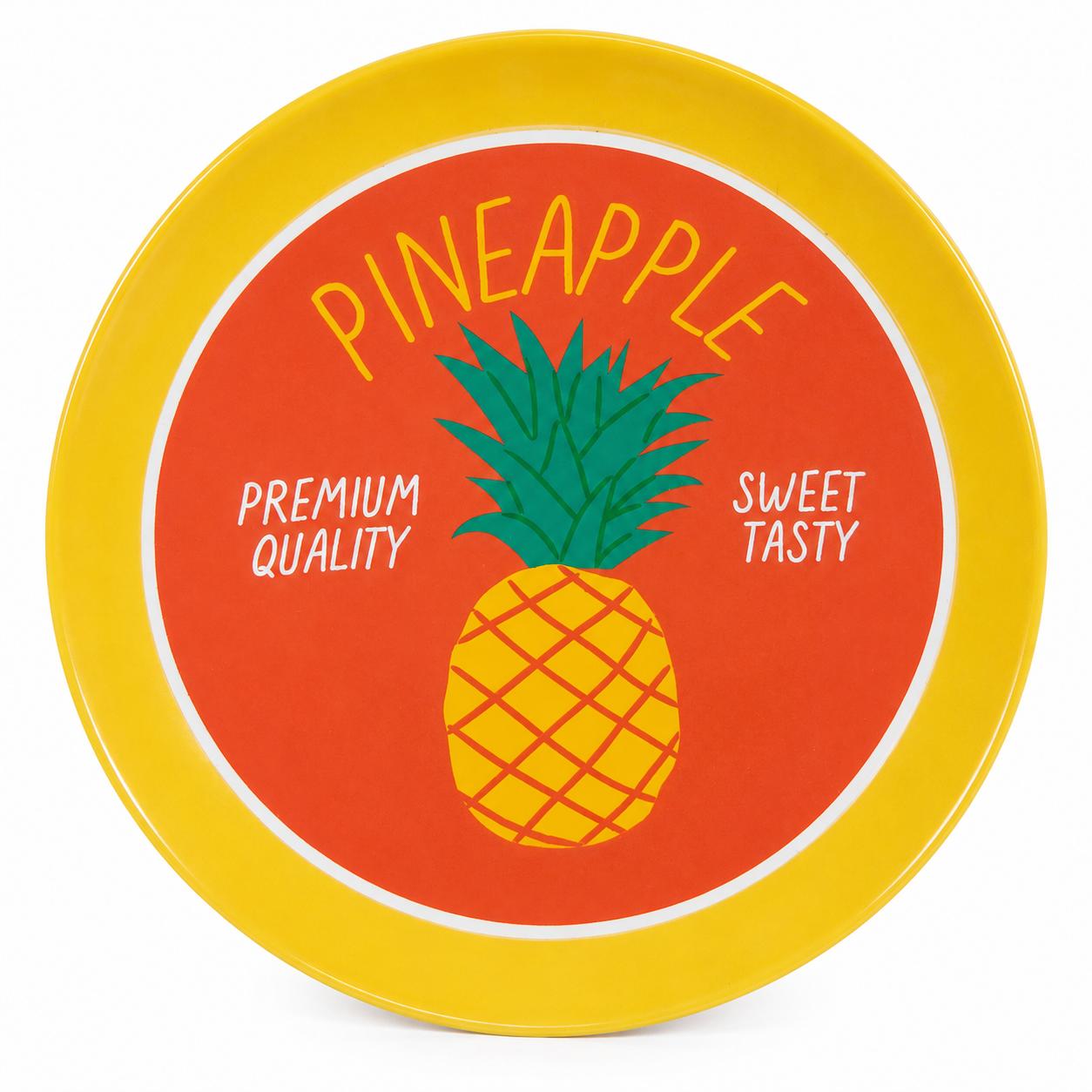 Pineapple Decorative Tea Plate