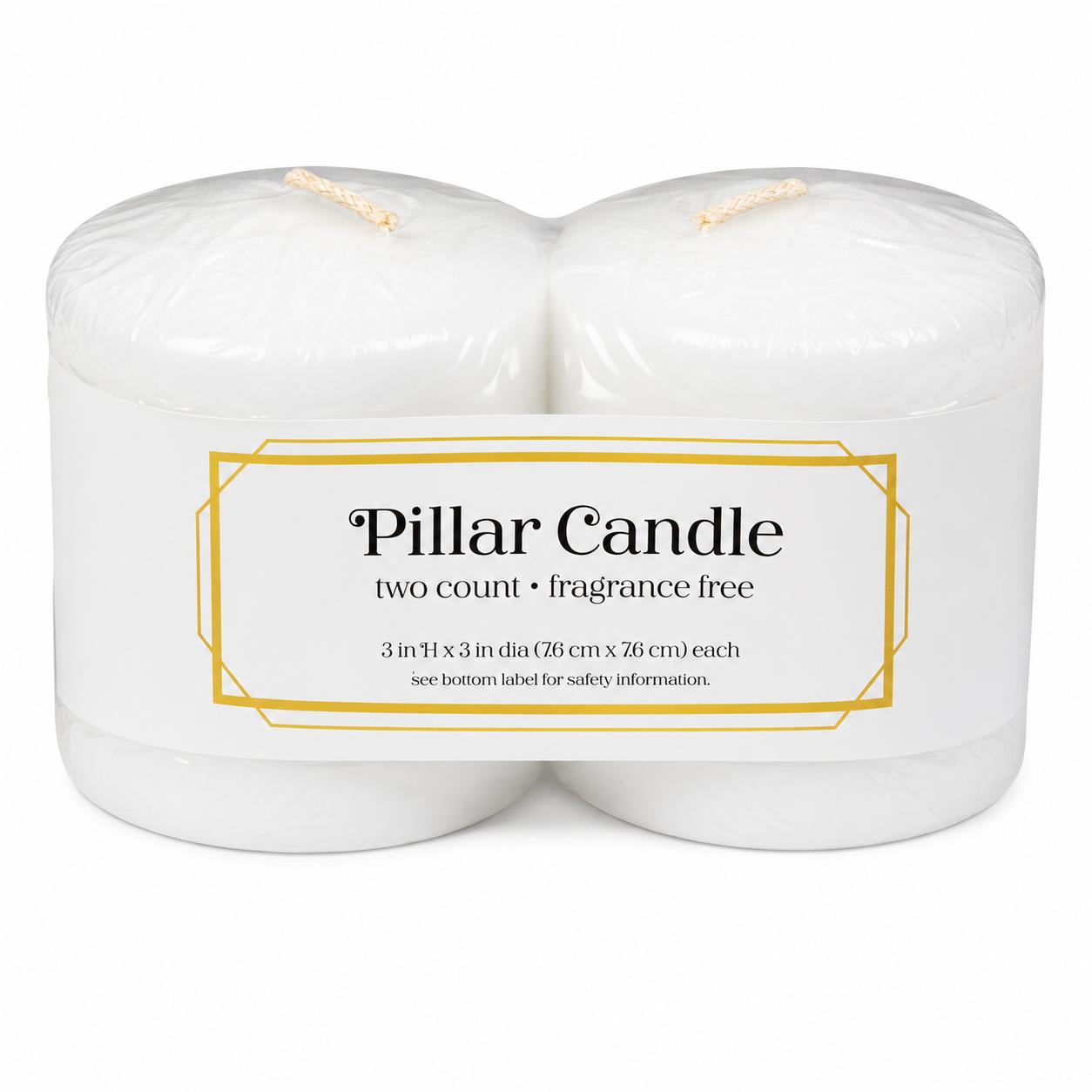 Pillar Candle Two Pack
