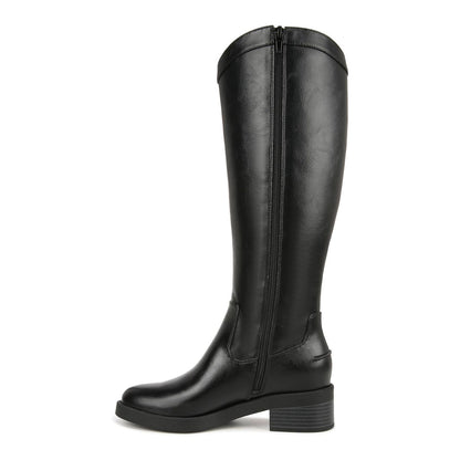 Women's 7M - LifeStride Bridgett Knee-High Boots - Black *Not in Original Box*