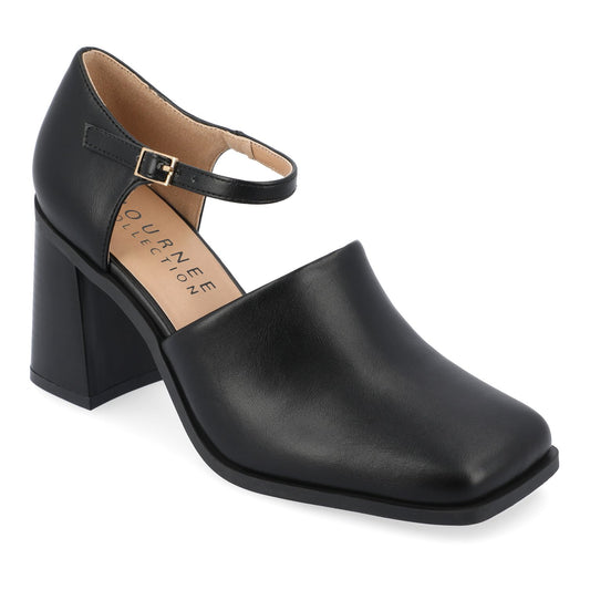 Women's 8 Journee Collection Tru Comfort Foam Bobby Pumps - Black *Damaged Box*