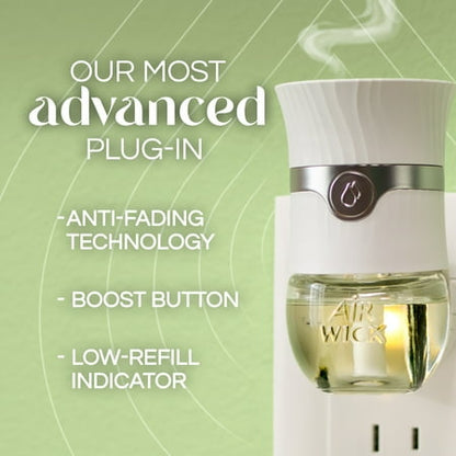 Air Wick Vibrant Plug-In Scented Oil Air Freshener Warmer Refill, Sweet Vanilla and Shea Butter *Damaged Box*