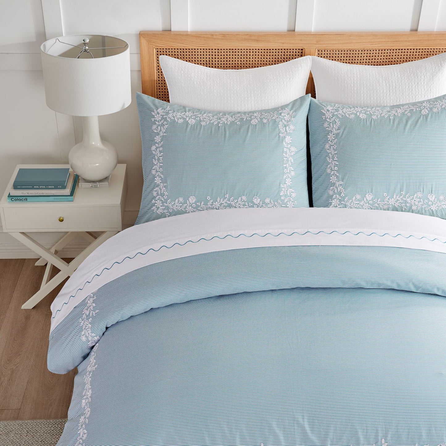 Draper James Adalee Duvet Set Blue Stripes Full/Queen