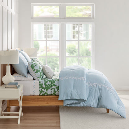 Draper James Adalee Duvet Set Blue Stripes Full/Queen