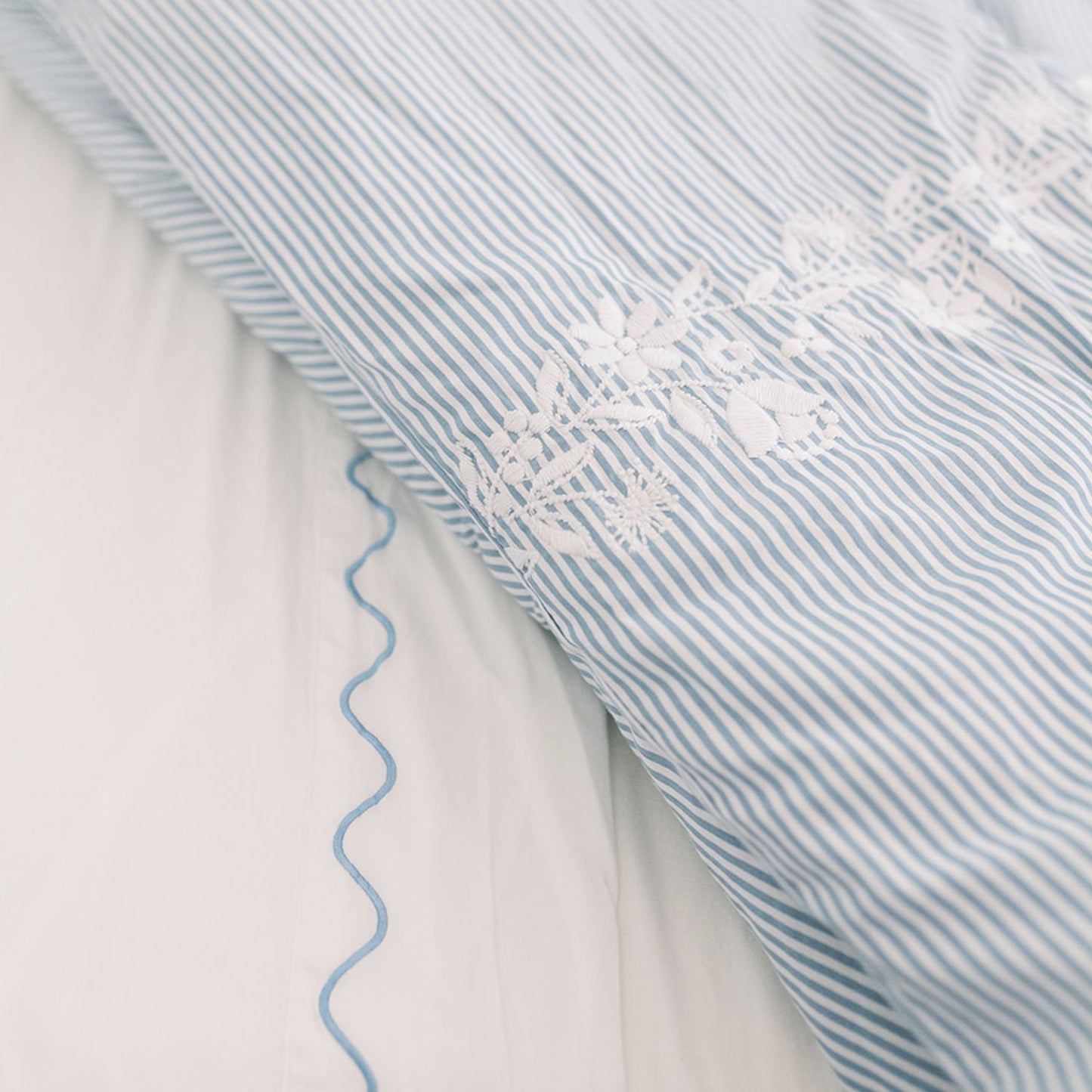 Draper James Adalee Duvet Set Blue Stripes Full/Queen