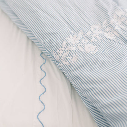 Draper James Adalee Duvet Set Blue Stripes Full/Queen