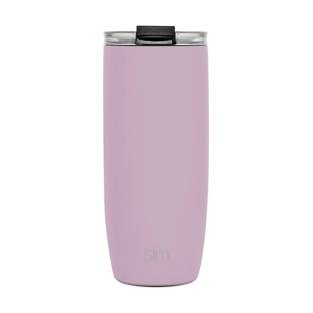 Simple Modern Voyager 20oz Stainless Steel Travel Mug with Insulated Flip Lid Powder Coat Pale Orchid