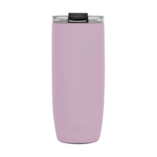 Simple Modern Voyager 20oz Stainless Steel Travel Mug with Insulated Flip Lid Powder Coat Pale Orchid