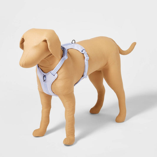 Reflective + Comfort Adjustable Dog Harness - Lilac - L - Boots & Barkley™
