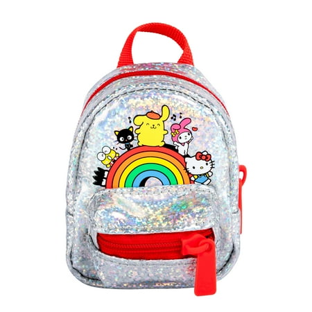 Hello Kitty and Friends Real Littles Micro Backpack - *Chosen at Random* Rainbow or Pink Fuzzy