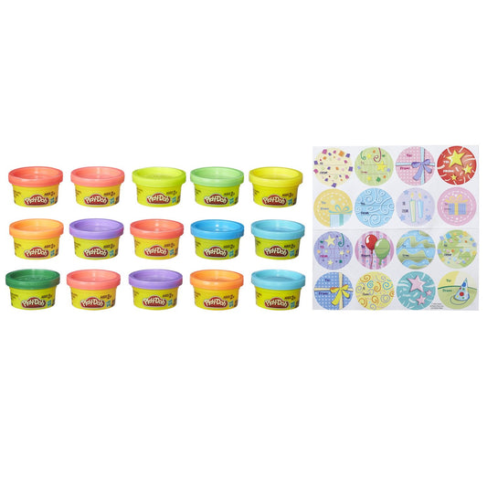 Play-Doh Party Bag 15 Cans Assorted Colors