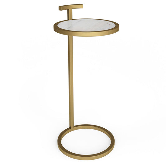 Simpli Home Brook C-Shape End Table
