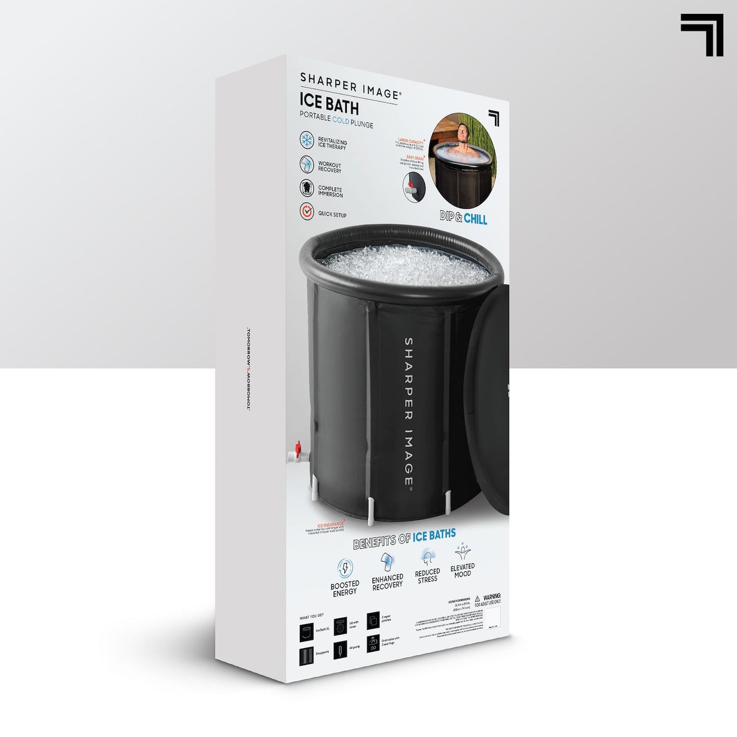 Sharper Image Portable Ice Bath Cold Plunge