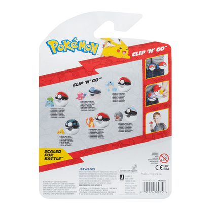 Pokemon Clip N Go Lechonk and Heavy Ball - Includes 2 inch Battle Figure and Heavy Ball Accessory *Damaged Packaging*