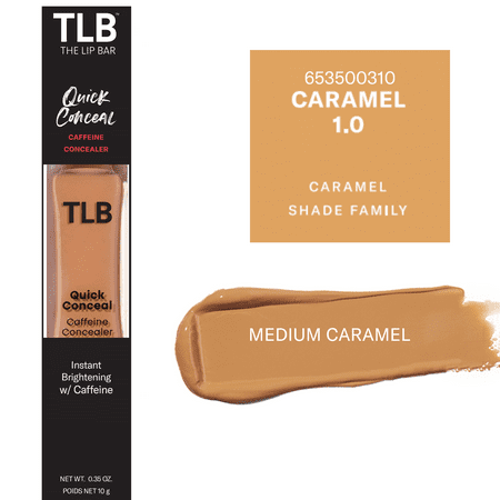 The Lip Bar Quick Conceal Caffeine Concealer, Caramel 1.0