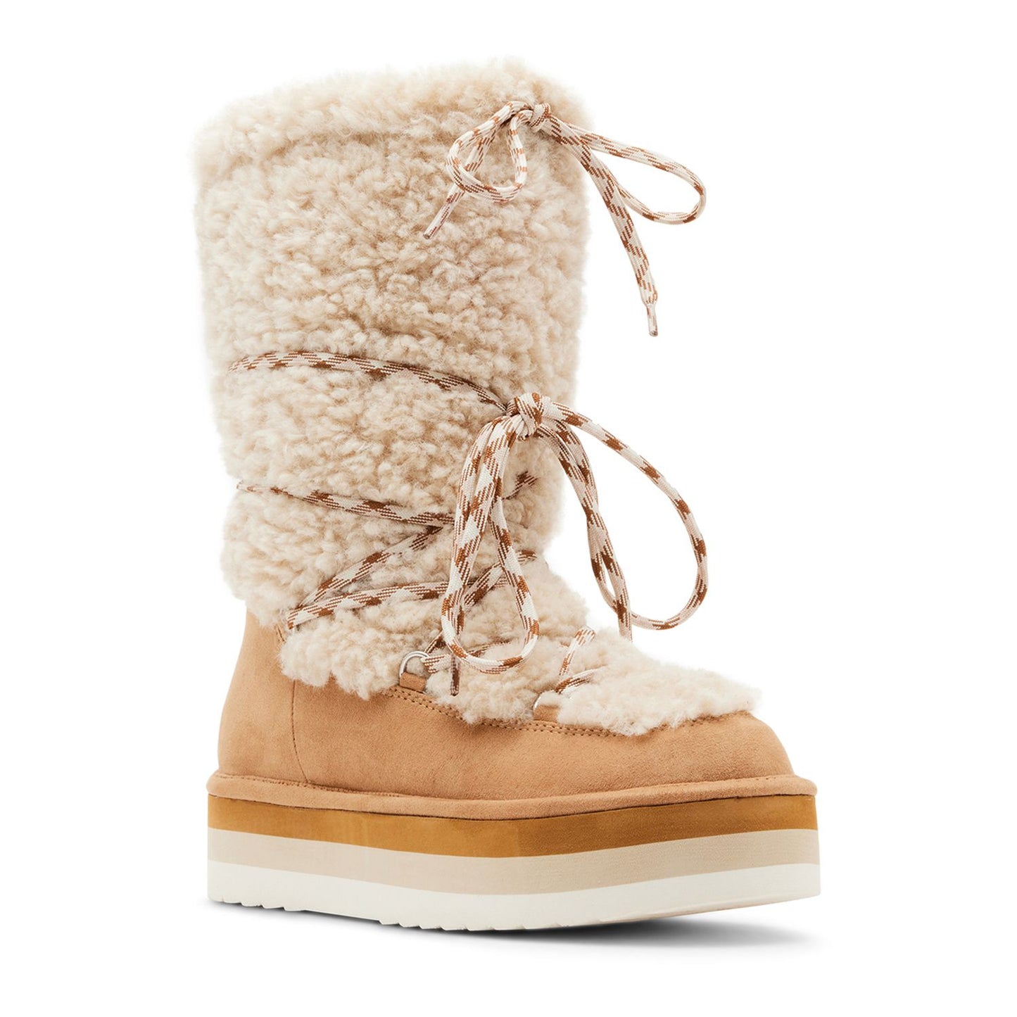 Women's 11 Madden Girl Hop-In Tan Fab Boots