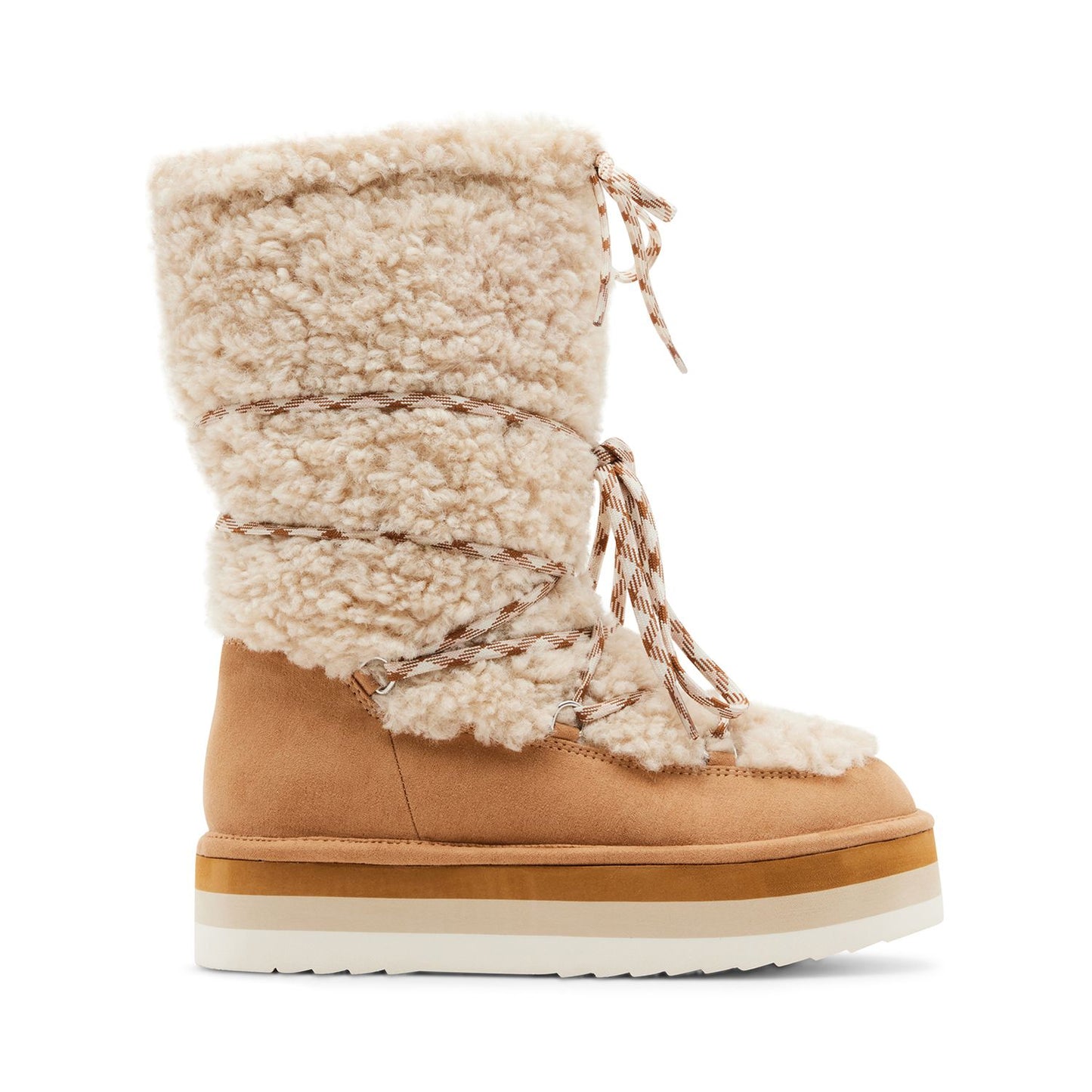 Women's 11 Madden Girl Hop-In Tan Fab Boots