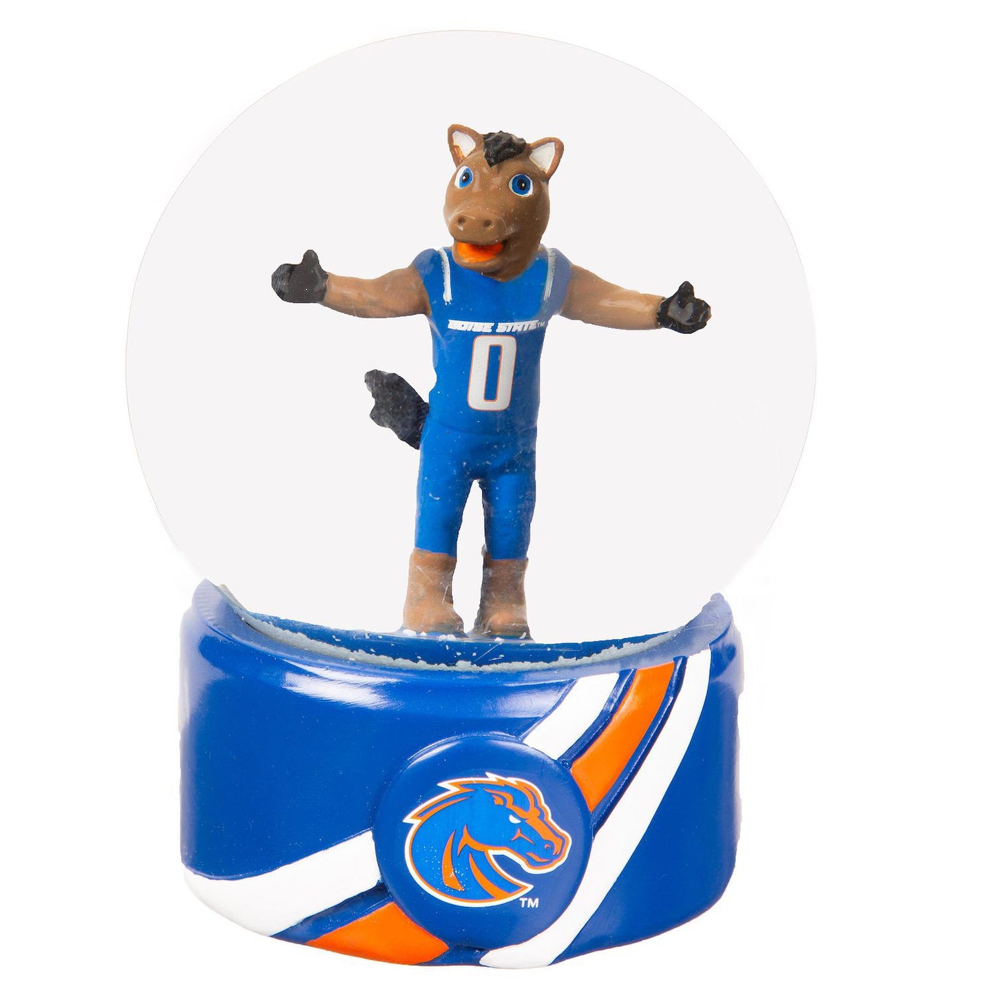 Evergreen Enterprises Boise State University Snow Globe Table Decor *Open Box*