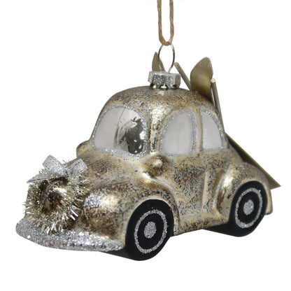 Car With Ski Set Christmas Ornament St. Nicholas Square