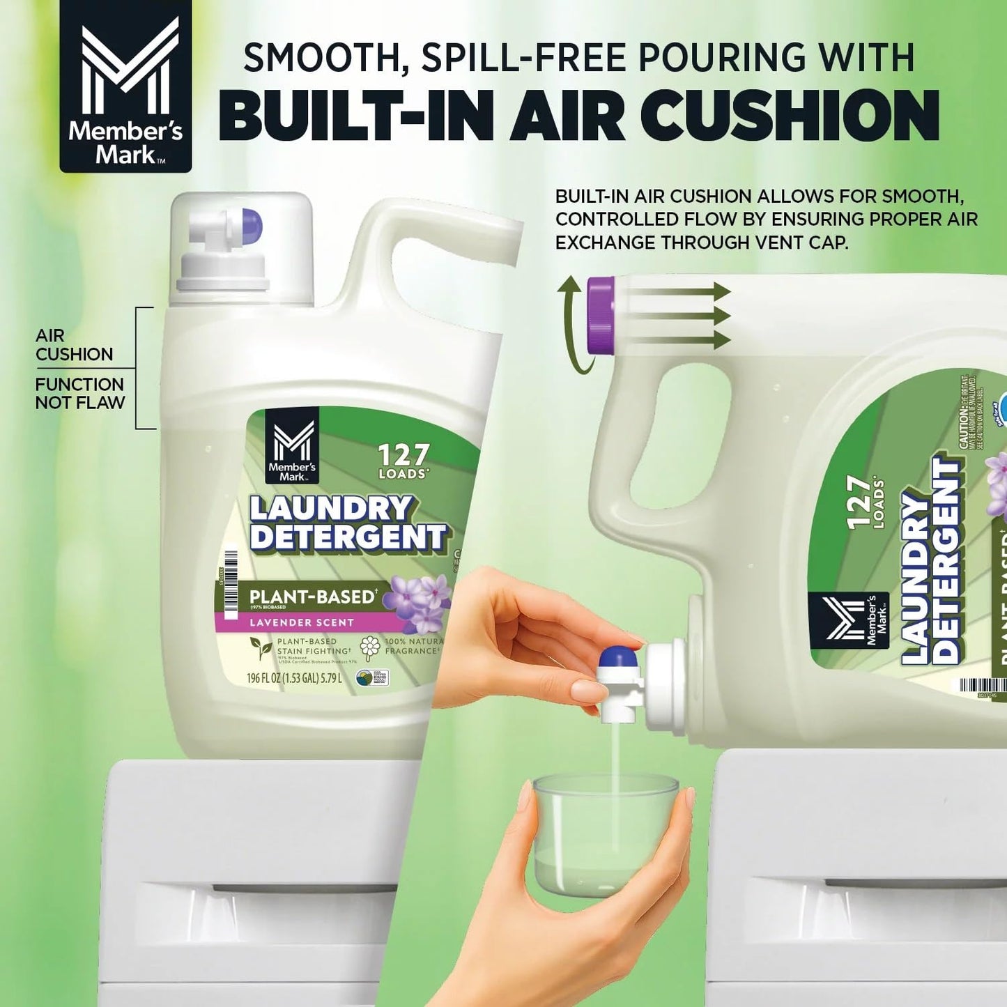 Member's Mark Plant Based Liquid Laundry Detergent