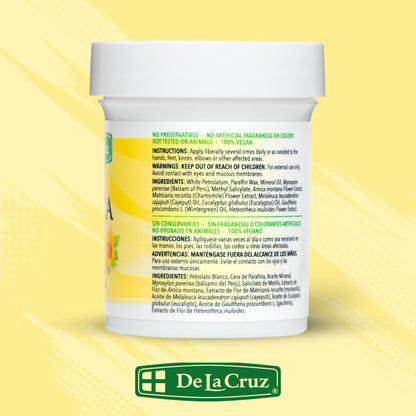 De La Cruz Arnica Salve Body Moisturizer Dry & Cracked Skin 2 oz *Exp.11/26*