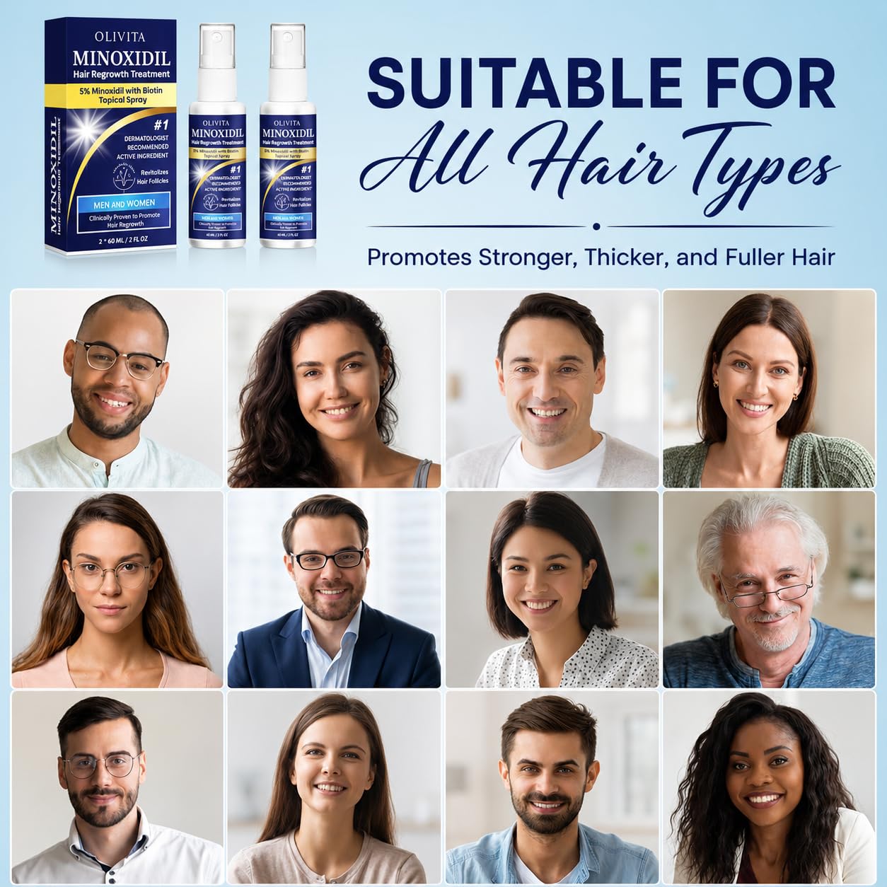 Daily Hair Growth Grooming Spray