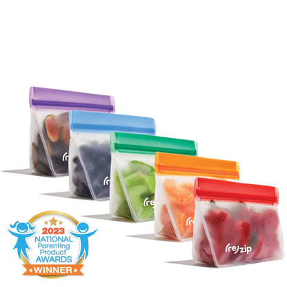 5-pack Stand-Up Reusable Bags