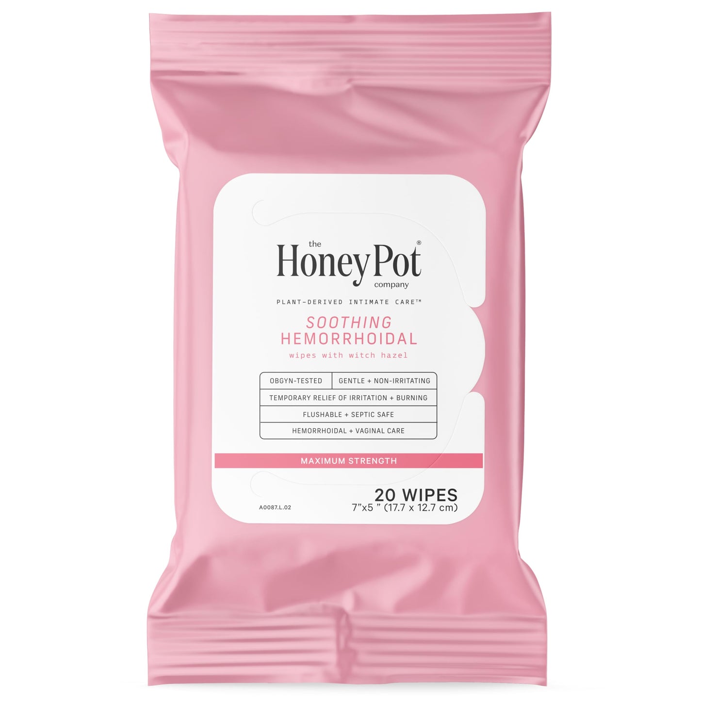 The Honey Pot Company - Feminine Wipes - 20ct