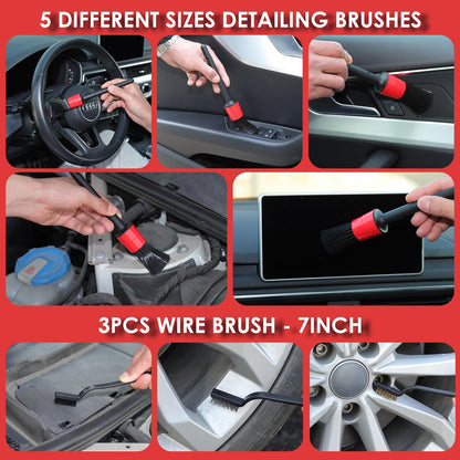 51 Pcs Car Cleaning Kit