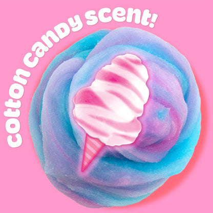 Play-Doh Scented Cloud Slime for Kids, Pink & Blue Cotton Candy Scent