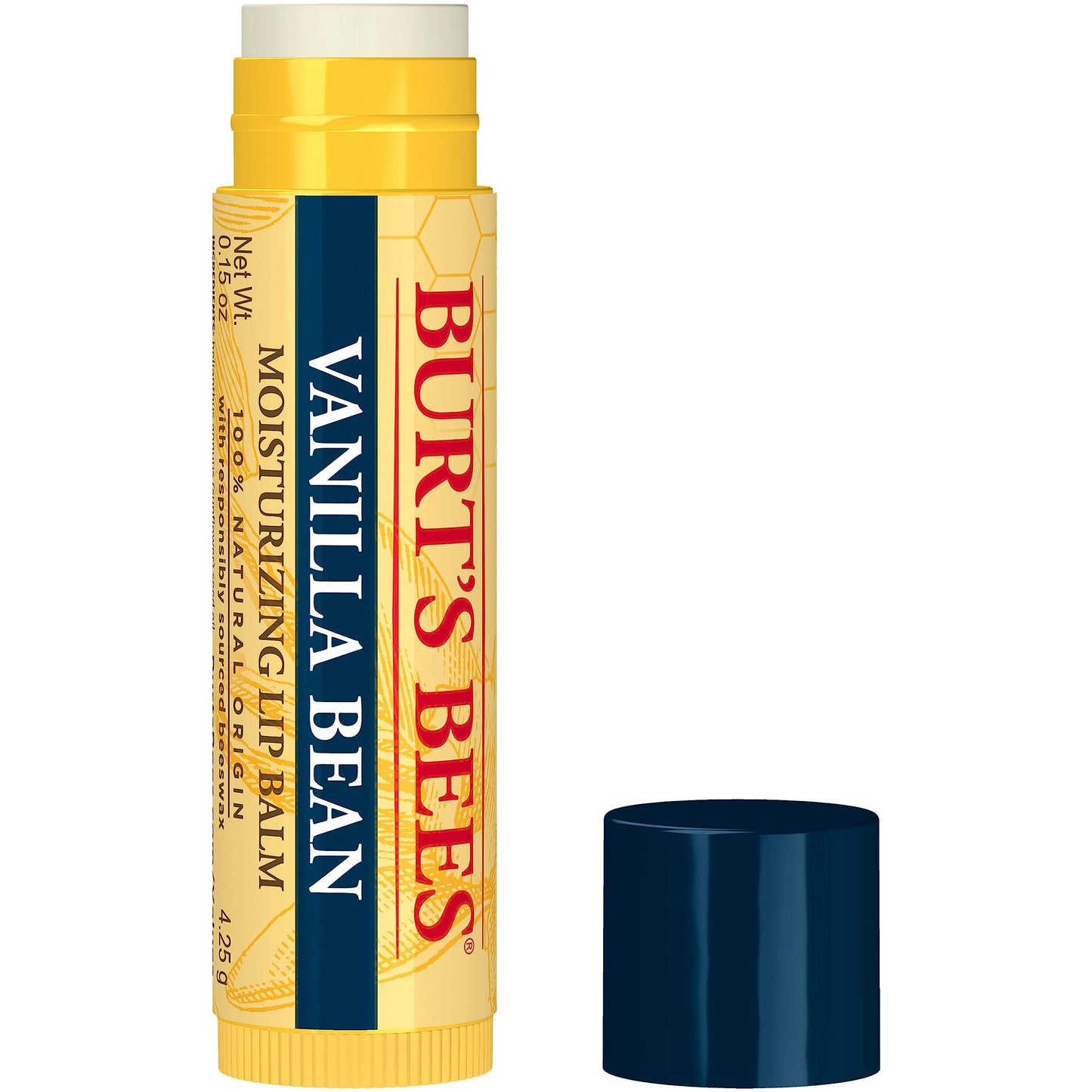 Burt's Bees Vanilla Bean Lip Balm 1 Tube