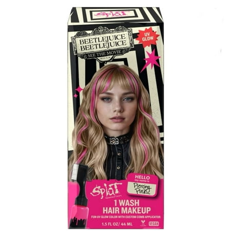 Splat One-Wash Temporary Hair Dye Beetlejuice Beetlejuice - Piercing Pink