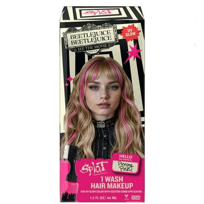 Splat One-Wash Temporary Hair Dye Beetlejuice Beetlejuice - Piercing Pink