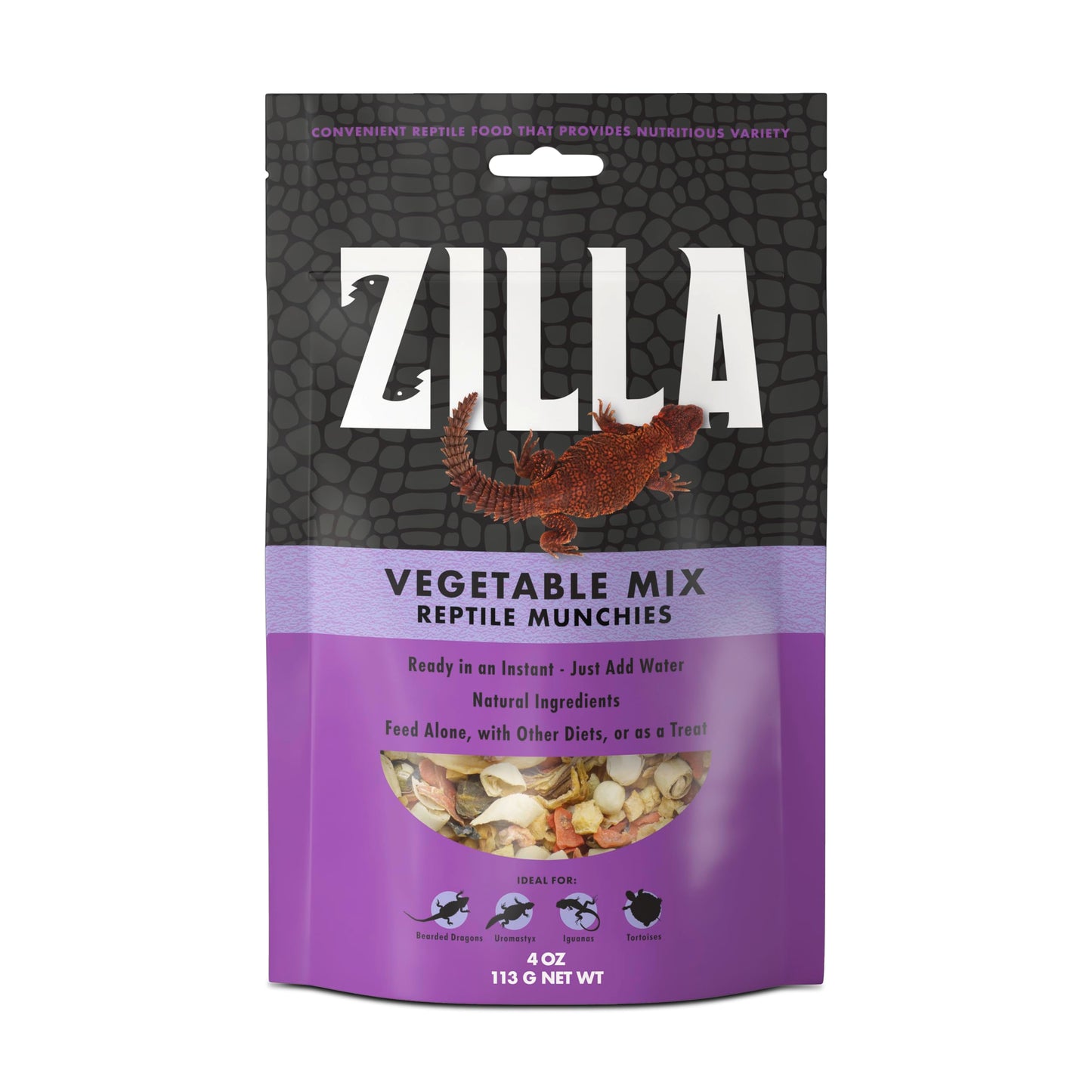 Zilla Reptile Vegetable Mix 4oz (Exp. 07/29/2027)