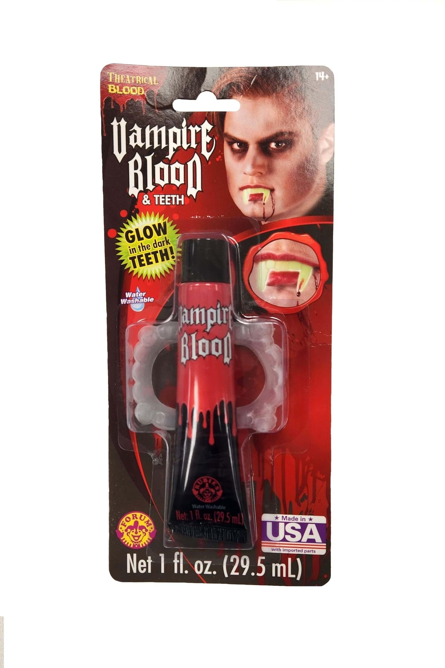 Rubies Vampire Blood & Teeth Costume Accessory Kit Standard